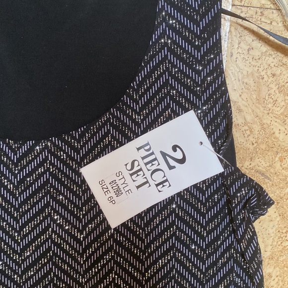 NWT K petite Collection black dress with Jacket 6P - Picture 7 of 7